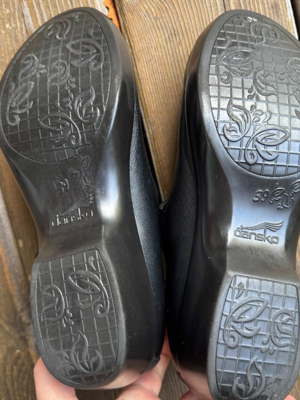 Dansko Abby Black Leather Platform Mary Jane Comfort Shoes in Women's US 9/EU 39 - Picture 12 of 13